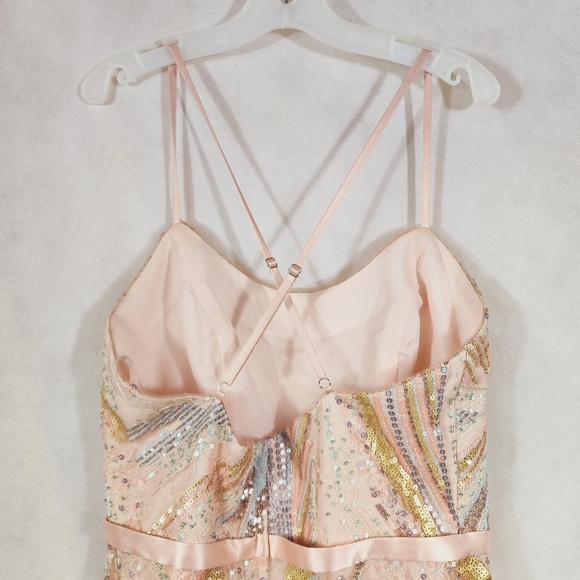 Jules & Cleo Sparkly Pink Ball Gown - Picture 9 of 13